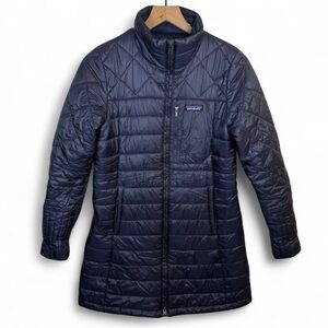 Patagonia Women's Radalie Parka Navy Blue Size Small Outdoor Hiking Outerwear